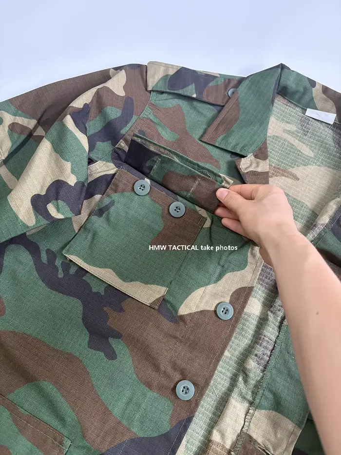 Costume camouflage BDU pour hommes, résistant à l'usure, vêtements d'entraînement en plein air, M81 