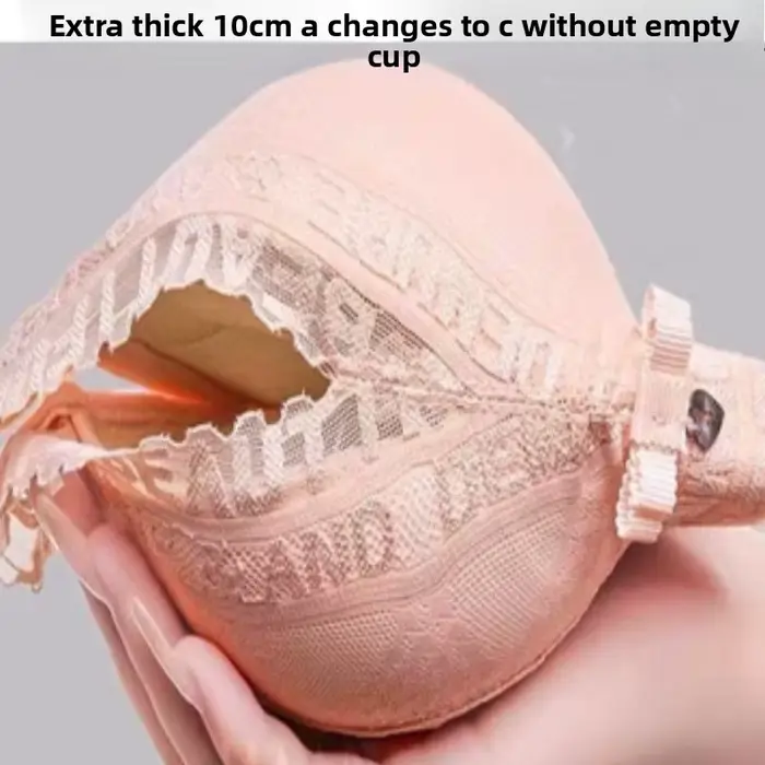 Soutien-gorge Push Up Ultra épais de 10cm pour petits seins plats, soutien-gorge Sexy sans fil avec Support de levage de contrôle latéral et rembourrage supplémentaire