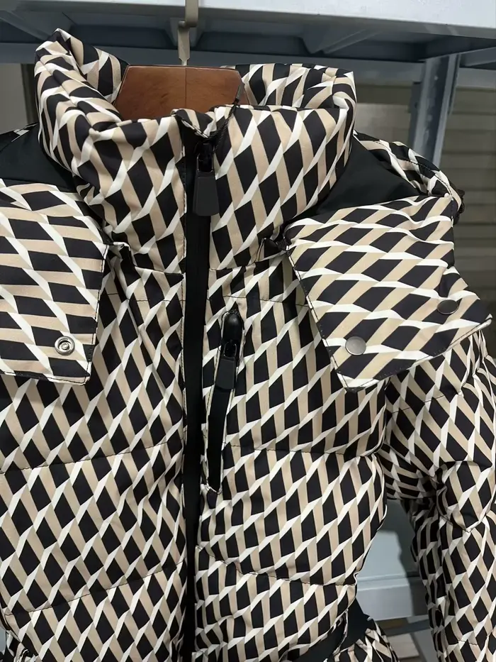 Ensemble de deux pièces en polyester pour femmes, style safari, pantalons cargo et parka robuste pour accueils et sorties automnales