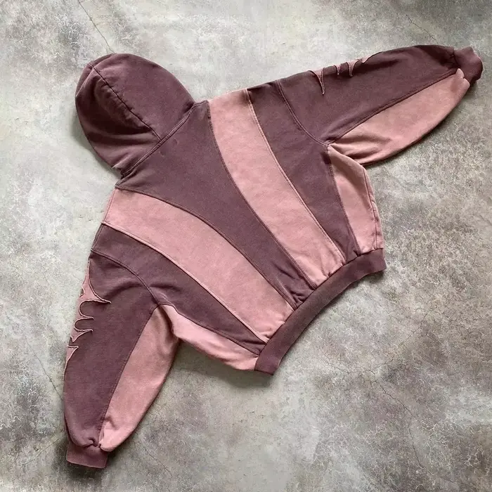 Sweat à capuche avec chapeau, style de rue américain, haut de gamme, broderie anglaise, nouveau swea