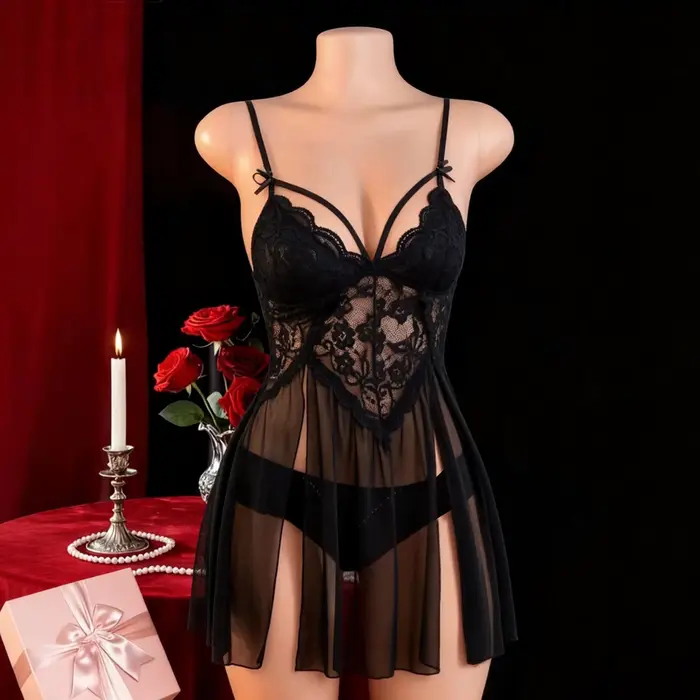 Sexy spodná bielizeň pre ženy na spanie bez rozkroku pyžamá čipky nočné košele erotické oblečenie exotické babydoll sexy erotické spodné prádlo sady tangá,HTML,SEO,,
