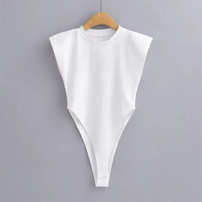 Ženský bodysuit z polyesteru a bavlny, sexy štýl a klub, pre letné príležitosti a gala večery