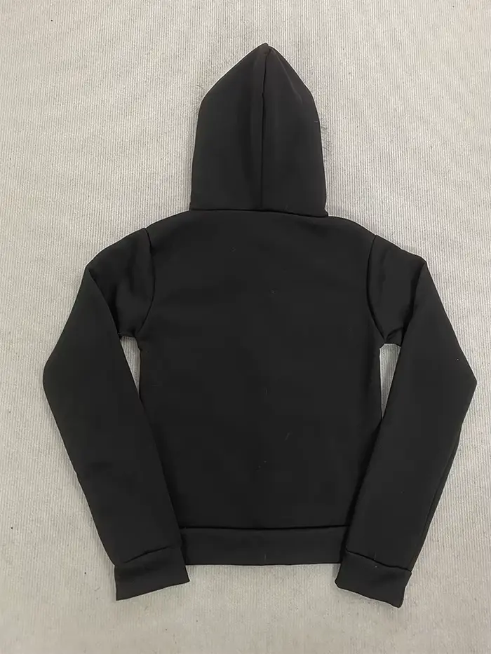 Y2K – sweat à capuche gothique Harajuku pour femmes, Sexy, Slim, Chic, col en fourrure en daim, lett