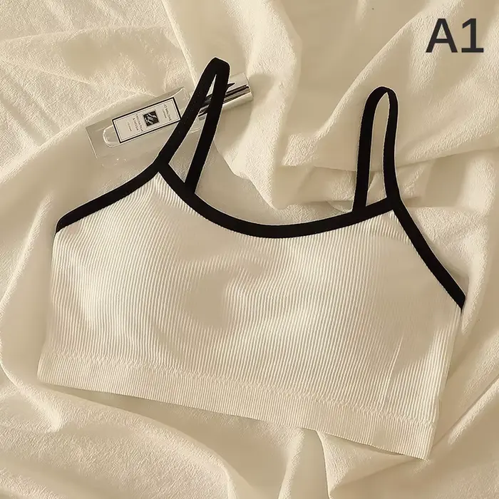 Soutien-gorge de sport sans couture, dos nu, sans bretelles, push-up, brassière, sous-vêtements en c