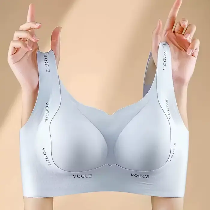 Dámska podprsenka bezdrôtové anti-ohýbanie pre veľkorysé prsia veľké veľkosti pohodlie každodenné elegancie