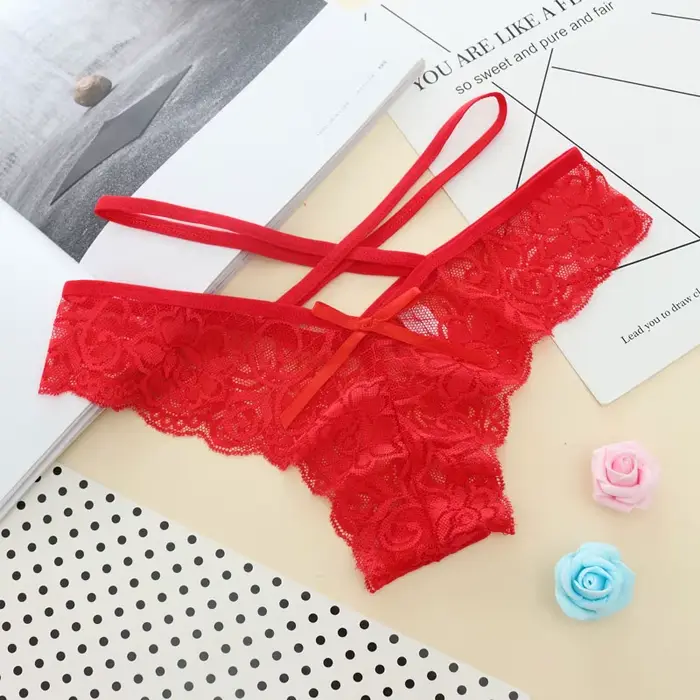 Sexy dames dentelle culottes sous-vêtements femmes string Sexy femme dentelle Lingerie tangas slips culotte transparente tongs caleçons