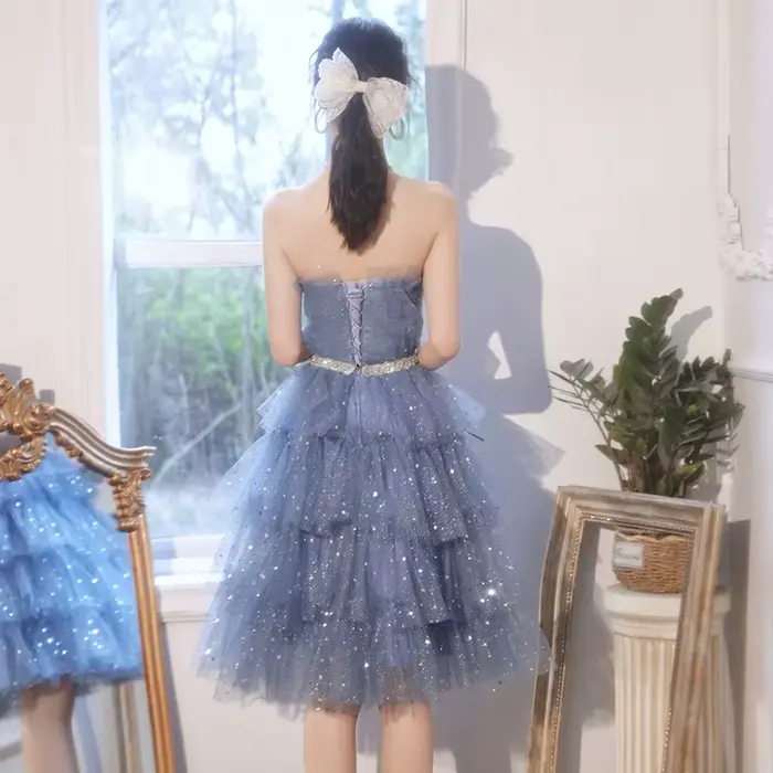 Robe de soirée princesse pour femmes, nouveau tempérament, fête d'anniversaire, Banquet, Super féeri