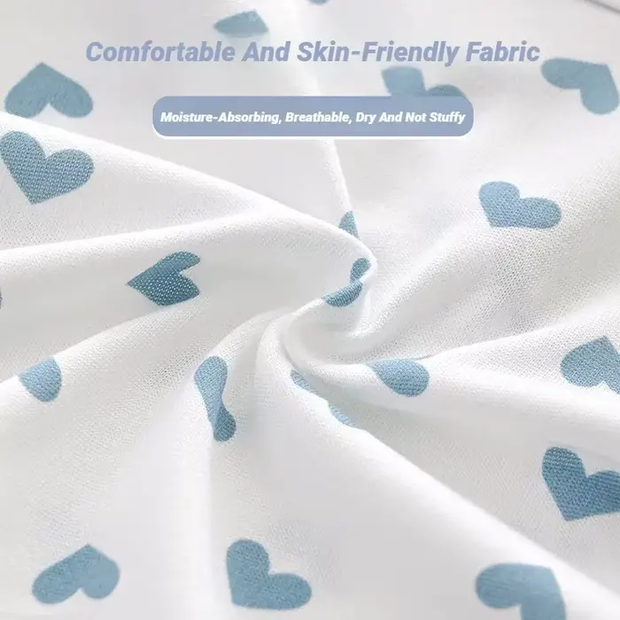 Culottes pour femmes en coton tricoté imprimées à carreaux de coeurs confortables et respirantes pour le quotidien et les occasions spéciales
