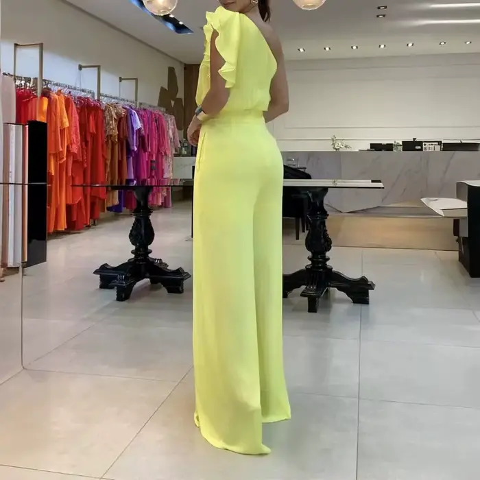 Dámske dlhé diabetické kostýmy, Sexy, Elegantné, Móda, Príležitostné, Kvetinový vzor, Jeden zasvätenec, Letáky, Spoločné telo, Nohavice, Leto, Nové, 2024