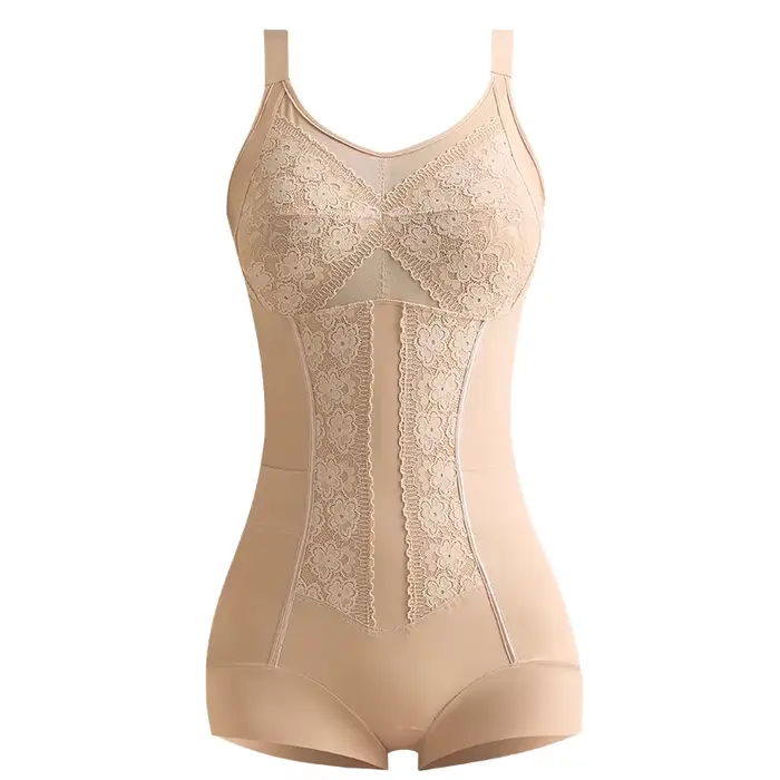 Body sculptant pour femme avec soutien-gorge intégré, amincissant, pour le contrôle du ventre, la mi