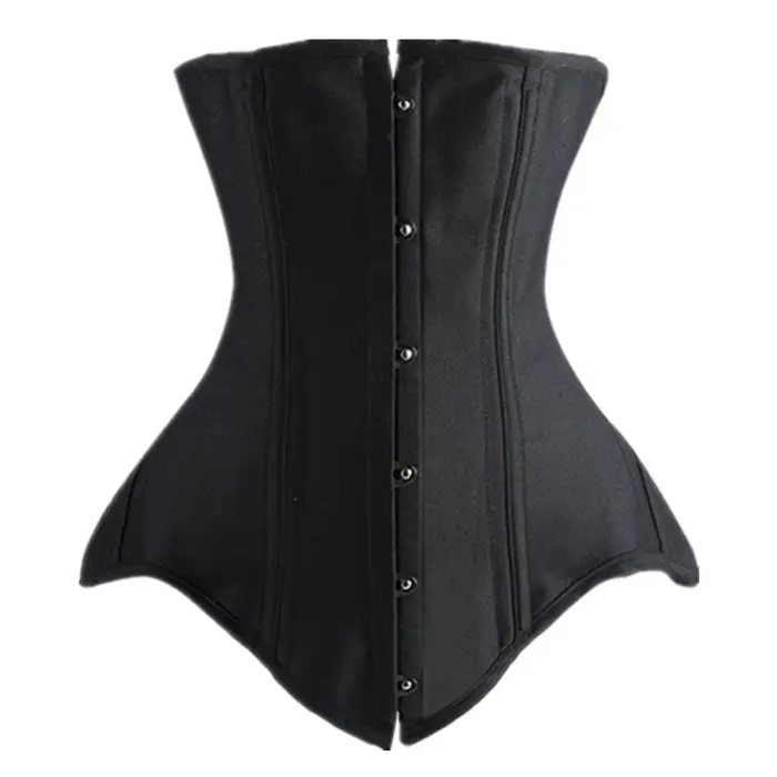 Corset & Bustier sous le buste pour femmes, Lingerie gothique Sexy, Long torse, sablier, taille, Cor