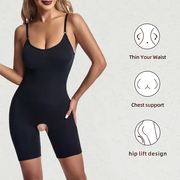 Bezšvíkové chudnutie outfit pre ženy telo celé zadku shapers korzet nylon elastan príležitostné slávnostné