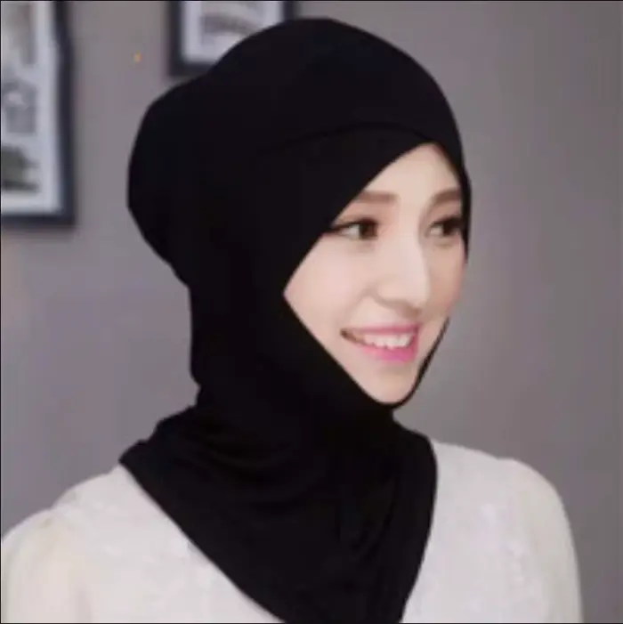 2024 musulman stretch Turban casquette couverture complète intérieur Hijab casquettes islamique sous