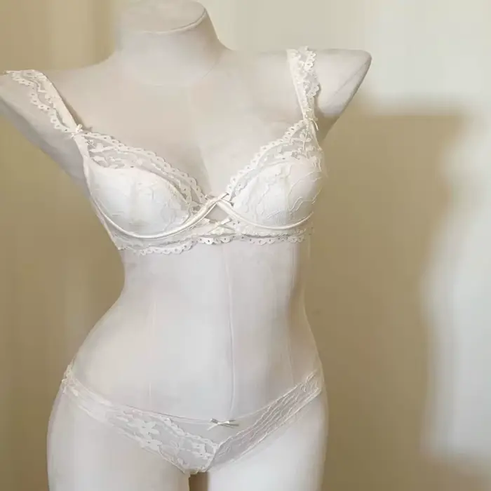 Sexy podprsenka a nohavičky z jemnej čipky pre ženy – letná kolekcia, mäkká, priedušná, proti ochabnutiu, elegantná a pohodlná na každodenné použitie