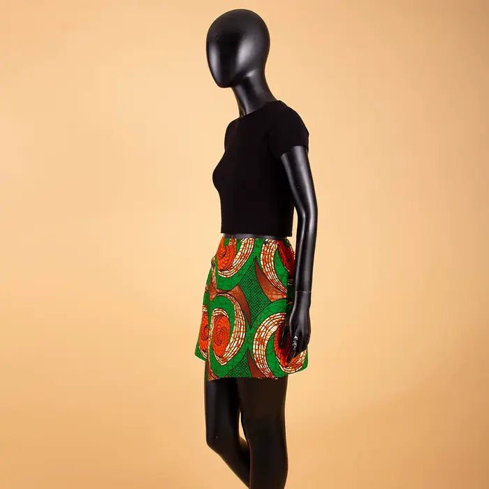 Krátke africké potlačené minisukne pre ženy