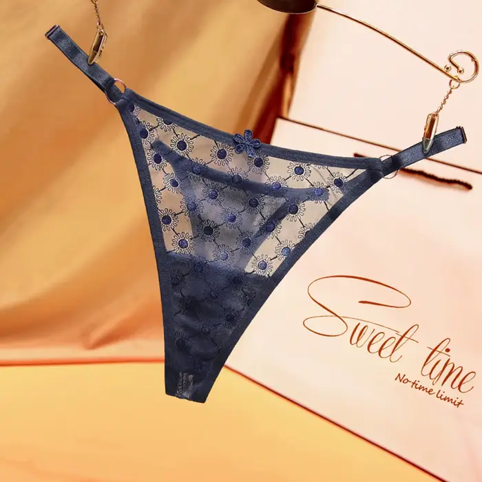 Sexy sieťovaná tanga nohavička z čipky pre ženy