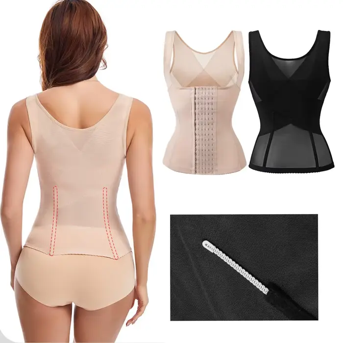 Haut de contrôle de l'abdomen pour femmes, gilet façonnant le corps à haute Compression, taille Pluse