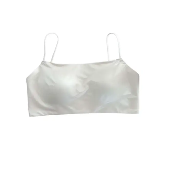 Soutien-gorge sans fil en satin à fines bretelles, imprimé léopard, col bateau, pour femme, antichoc
