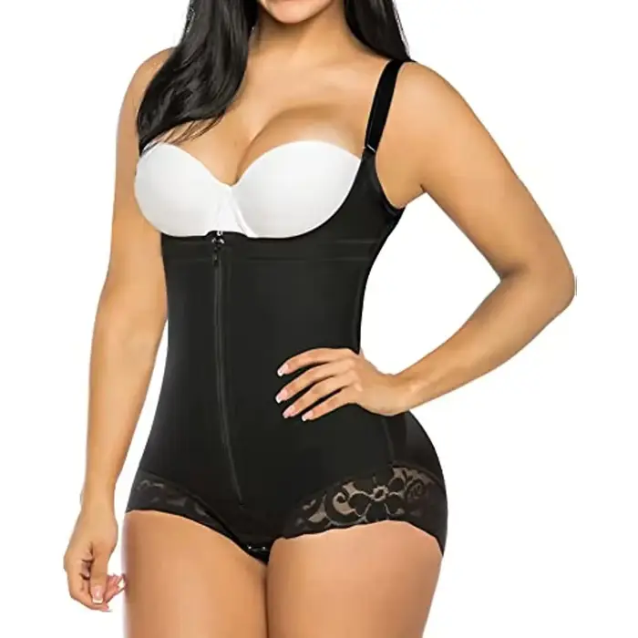 Kolumbijské Shapewear brucho vysoká kompresia ženy dvojité kompresie oblečenie nastaviteľné popruhy presýpacie Obrázok opasok