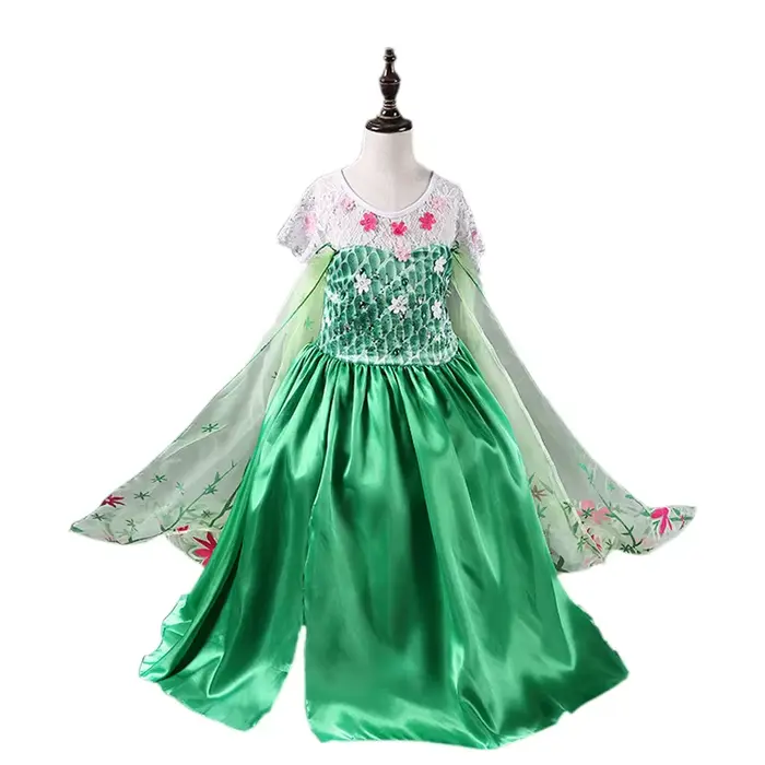 Princeznovské šaty Elsa pre dievčatá