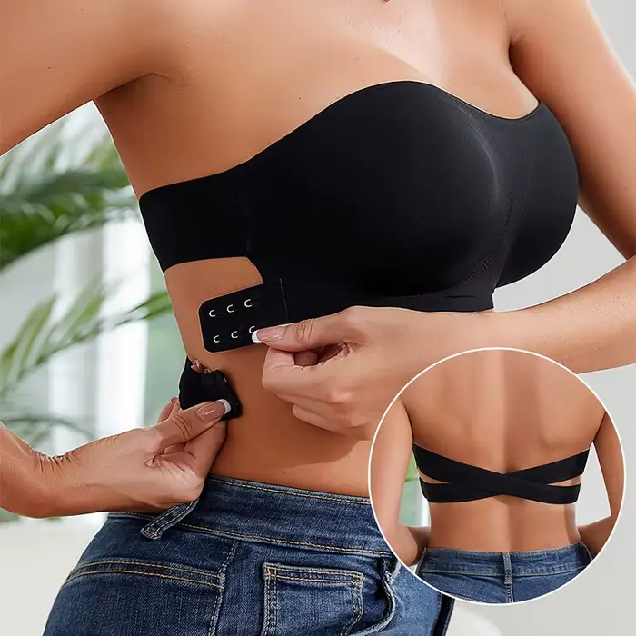 1 Unds/3 pièces/paquet soutien-gorge sans couture rembourré amovible soie glacée douce sans trace po