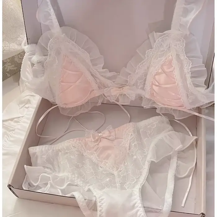 Dámska podprsenka v štýle Lolita z nylonu a elastanu s trojštvrťovou čipkou pre perfektné špeciálne príležitosti