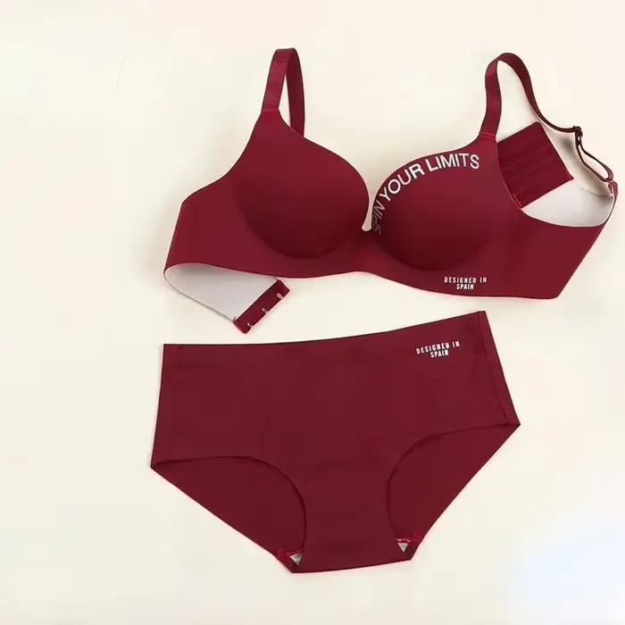 Ženy jeden kus módne list podprsenka bez stopy bez oceľového krúžku zbierať podprsenka sexy push up Bralette spodná bielizeň bezšvíkové ženy podprsenka Set