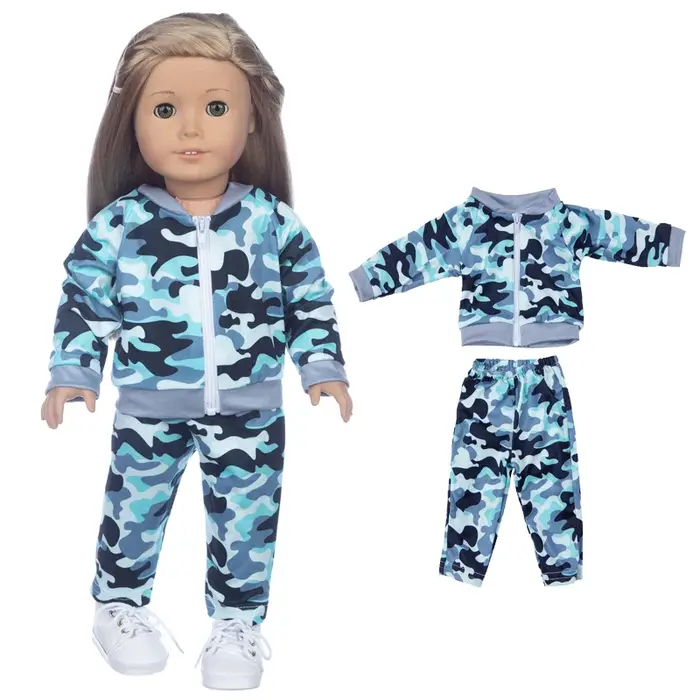 Vêtements de poupée pour fille de 18 pouces, manteau d'hiver, veste de poupée pour bébé de 43cm, ten