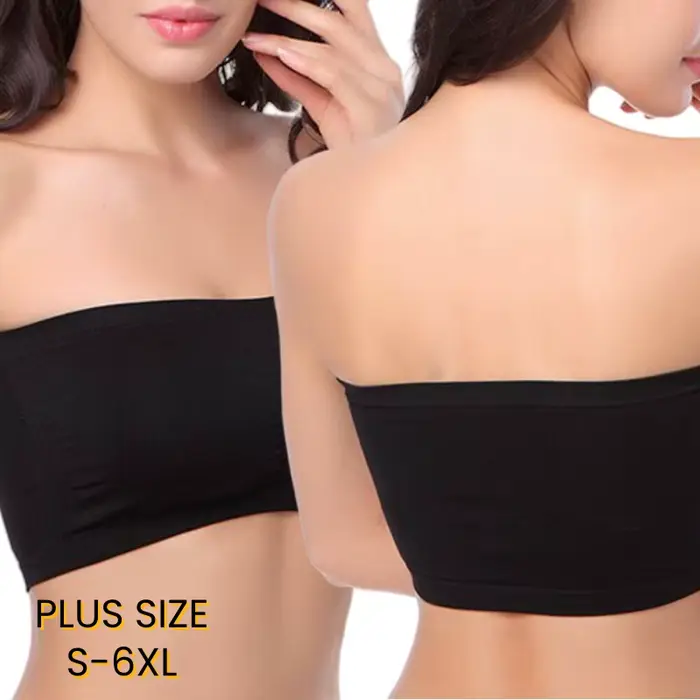Plus veľkosť bez ramienok Bralette pre ženy pohodlné a elegantné špeciálne a každodenné príležitosti