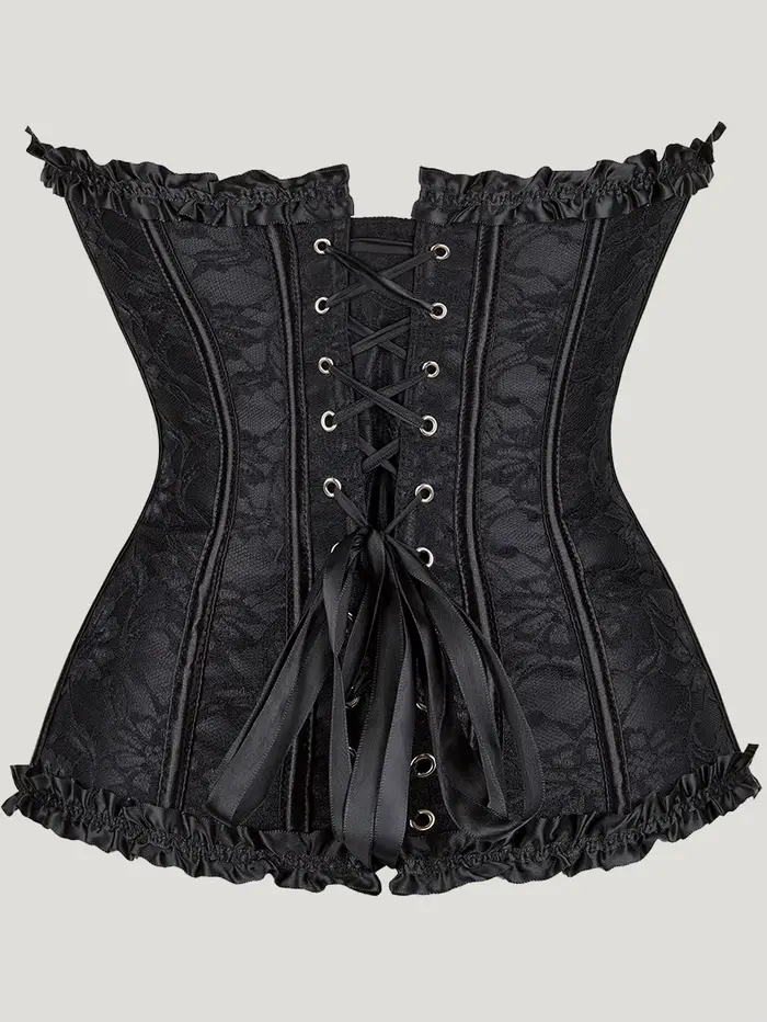 Corset sexy surbuste bustiers gothiques et corsets à lacets corselet taille corset fajas ventre plat shapewear femmes shaper ceinture