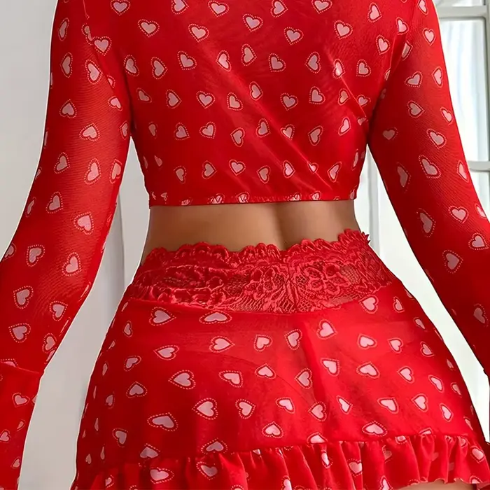 Combinaison Patchwork Toucheart Mousseline Imprimée Élégante pour Femmes Occasions Spéciales