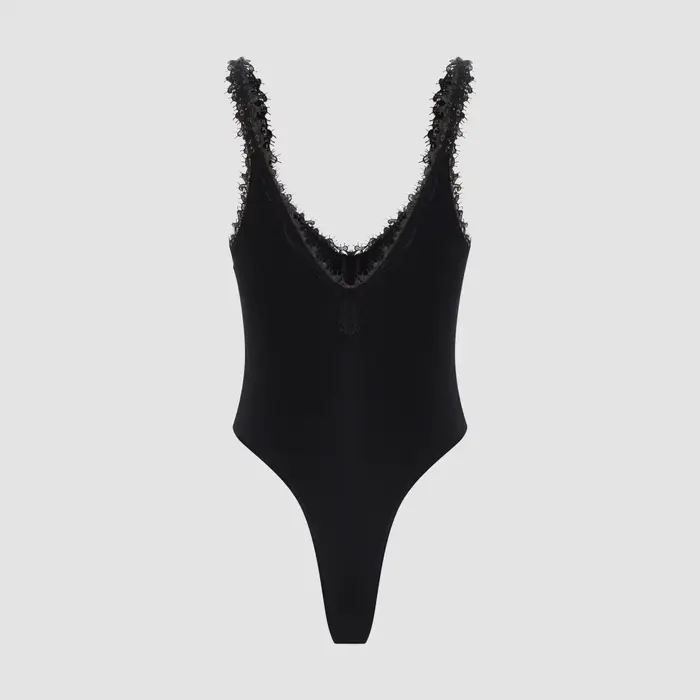 Body femme en dentelle, noir, coupe séduisante et élastique qui s'adapte au corps, nouveau style été