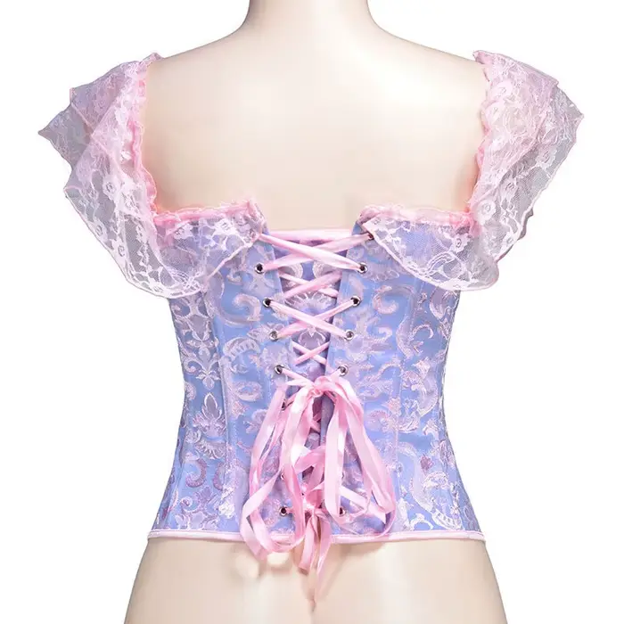 Čipkovaný korzetový top pre ženy Shapewear Fajas Formovač pásu Chudnutie Lingerie Blusy Body Shaper pre