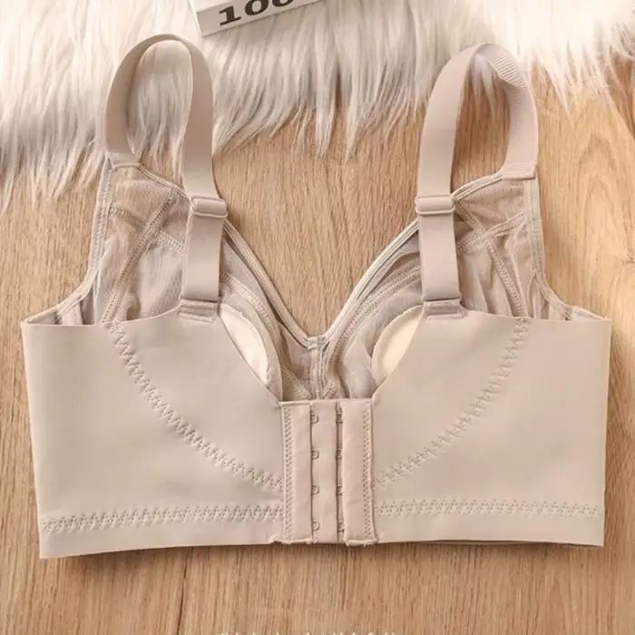 Soutien-gorge en satin doux minimisant, coupe pleine, anti-affaissement, effet liftant, avec armatures fines, disponible en différentes tailles et couleurs pour femmes