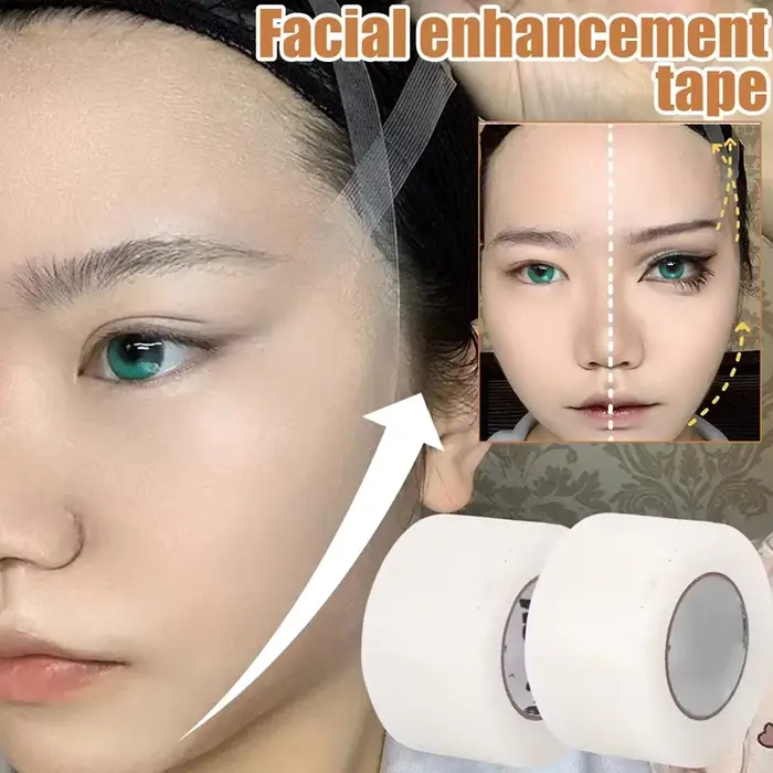 Nové 8 M/rolka PE páska na tvár priedušná profesionálna Cosplay make-up