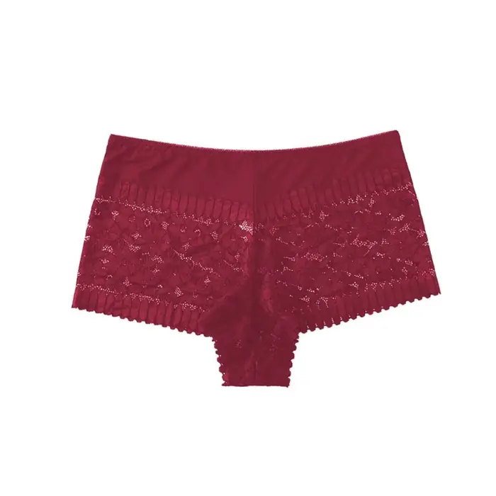 Sous-vêtements femmes taille haute lingerie sexy femmes dentelle évidée grande taille culotte Sexy d
