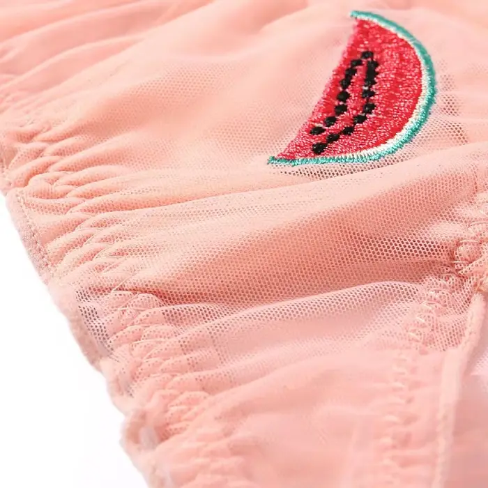 Dámske priehľadné nylonové a elastanové nohavičky s čipkou pre ženy, dostupné v čerešni, melóne, broskyni, sexy a elegantné štýly pre špeciálne príležitosti a každodenné nosenie