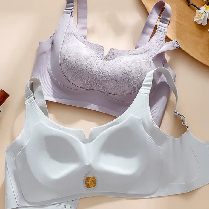 Sexy ženská podprsenka s kvetinovým vzorom, pohodlná a elegantná pre všetky špeciálne príležitosti