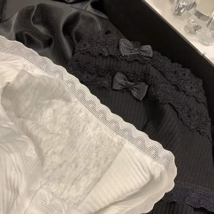 nohavičky Ženy LINTOY Čipka Bavlna Comfort Elegance Špeciálne príležitosti Fyzické aktivity
