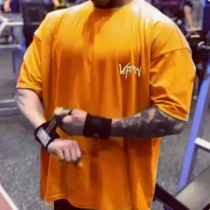 Tričko Cliffordlenox nadrozmerná bavlna pre mužov jarné letné športové streetwear