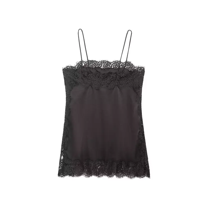 Zevity 2026 femmes Sexy dentelle couture doux Satin fronde Blouse femme Style intérieur marque chemi