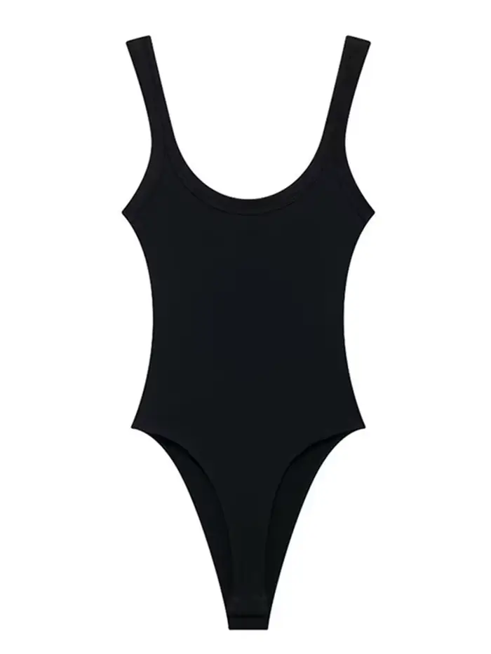 Body côtelé slim pour femmes, col rond, bretelles, bouton-pression, combishort féminin, mode Sexy