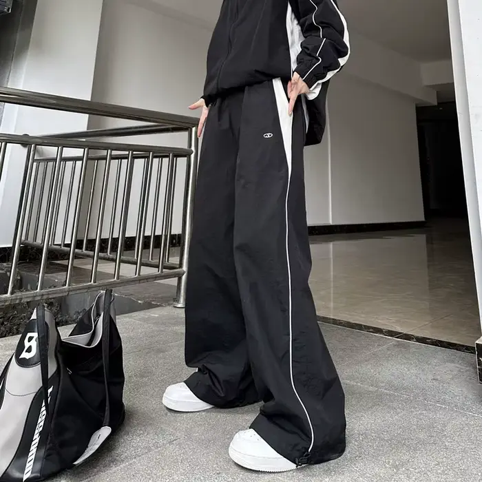 Dames Nohavices Décontractées Oversized Pour Sports Et Mode Y2K Hip Hop Occasions Spéciales