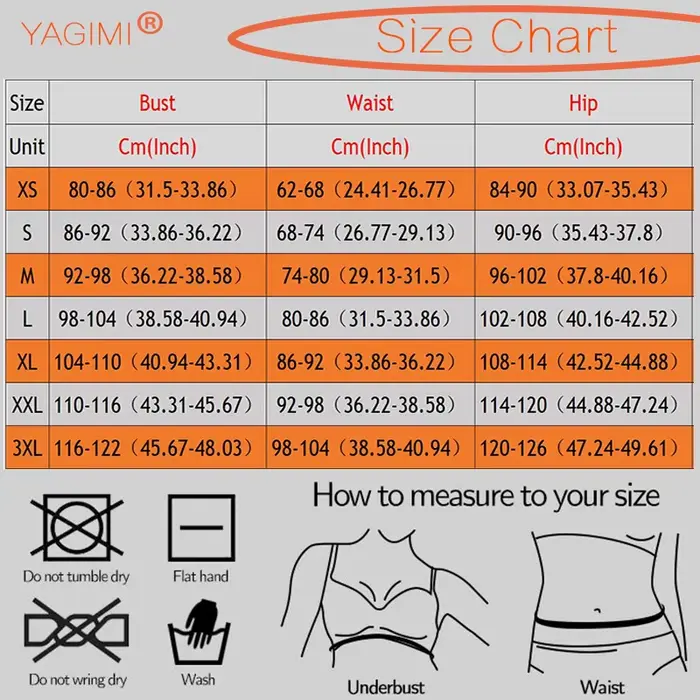 Strihujúci body pre ženy s vysokou kompresiou a podpornými košíkmi na prsia