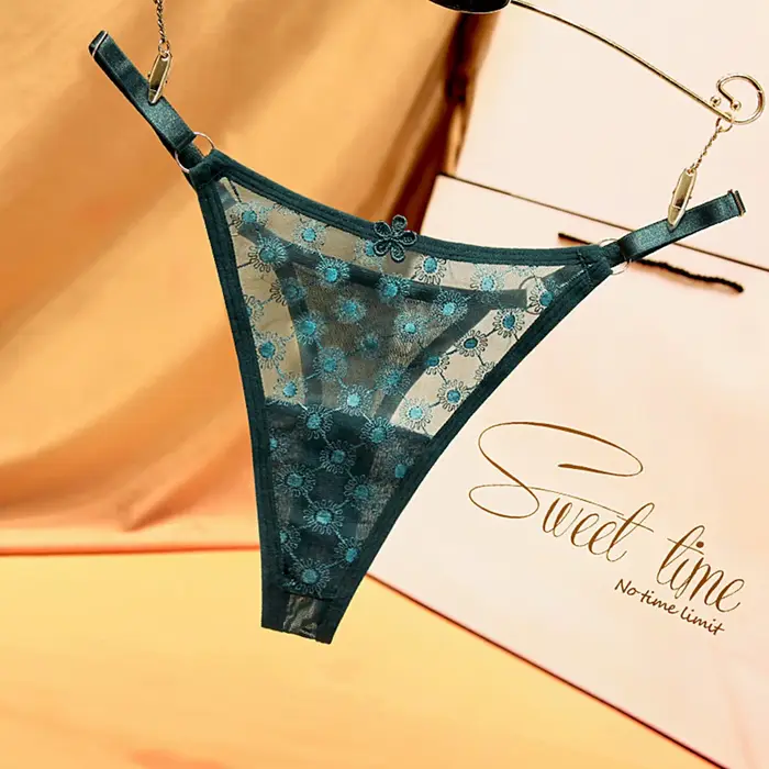 Sexy sieťovaná tanga nohavička z čipky pre ženy