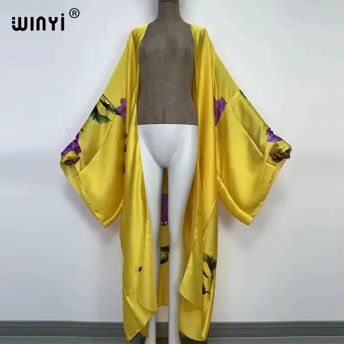 WINYI bohémsky plášť s potlačenými netopierovými rukávmi pre ženy špeciálne príležitosti letné romantické udalosti