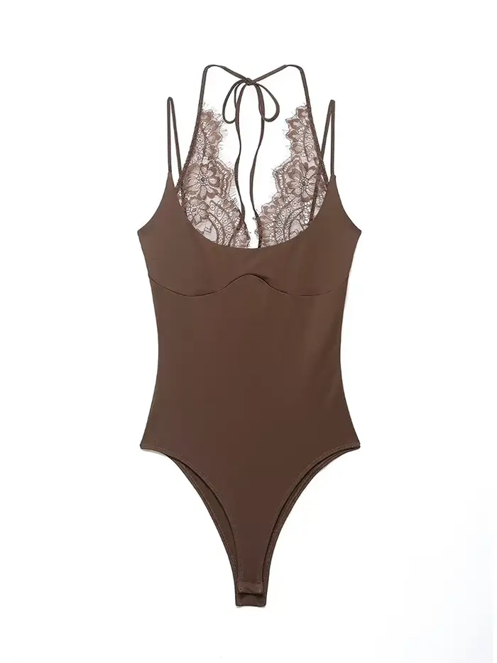 Ženský oblek z polyesteru s čipkou vložky pre ženy ležérny štýl letné sexy elegantné špeciálne príležitosti