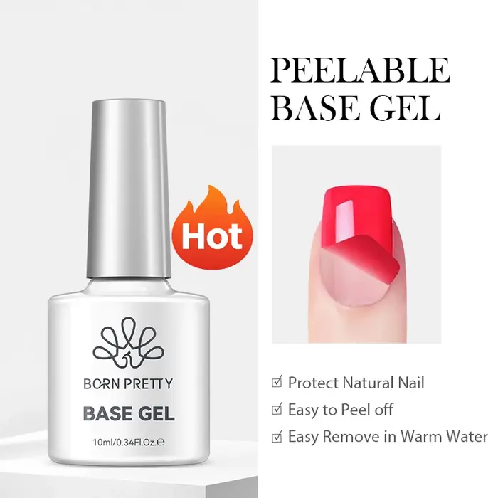BORN PRETTY - Verhéritage nechtový gél polotrvalý UV lak Super Top Coat a Base Gel