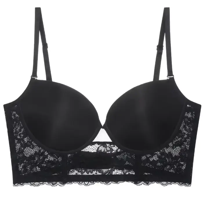 Soutien-gorge dos nu Invisible Bralette dentelle soutiens-gorge de mariage bas dos sous-vêtements Pu