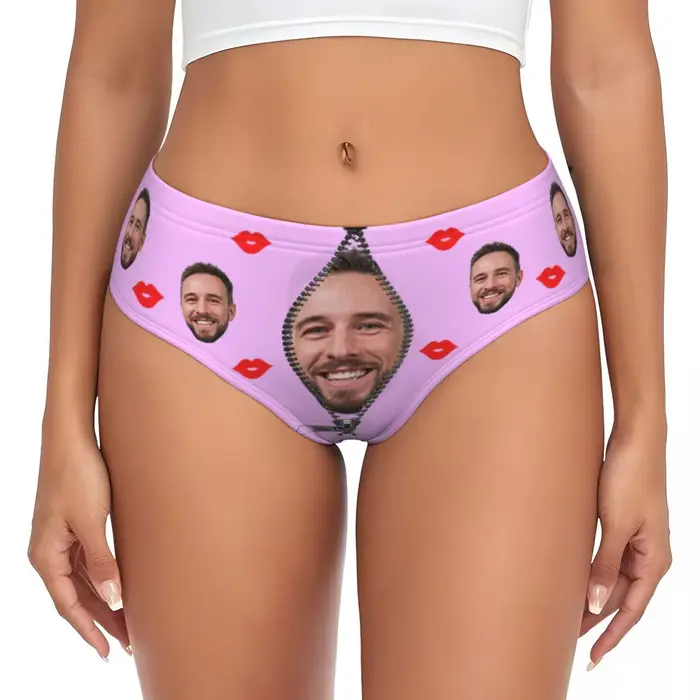Personalizovaný valentínsky darček: slipy pre ženy s vlastnou tvárou